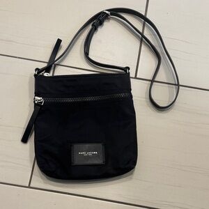Marc Jacobs Black Nylon Crossbody Phone Pouch